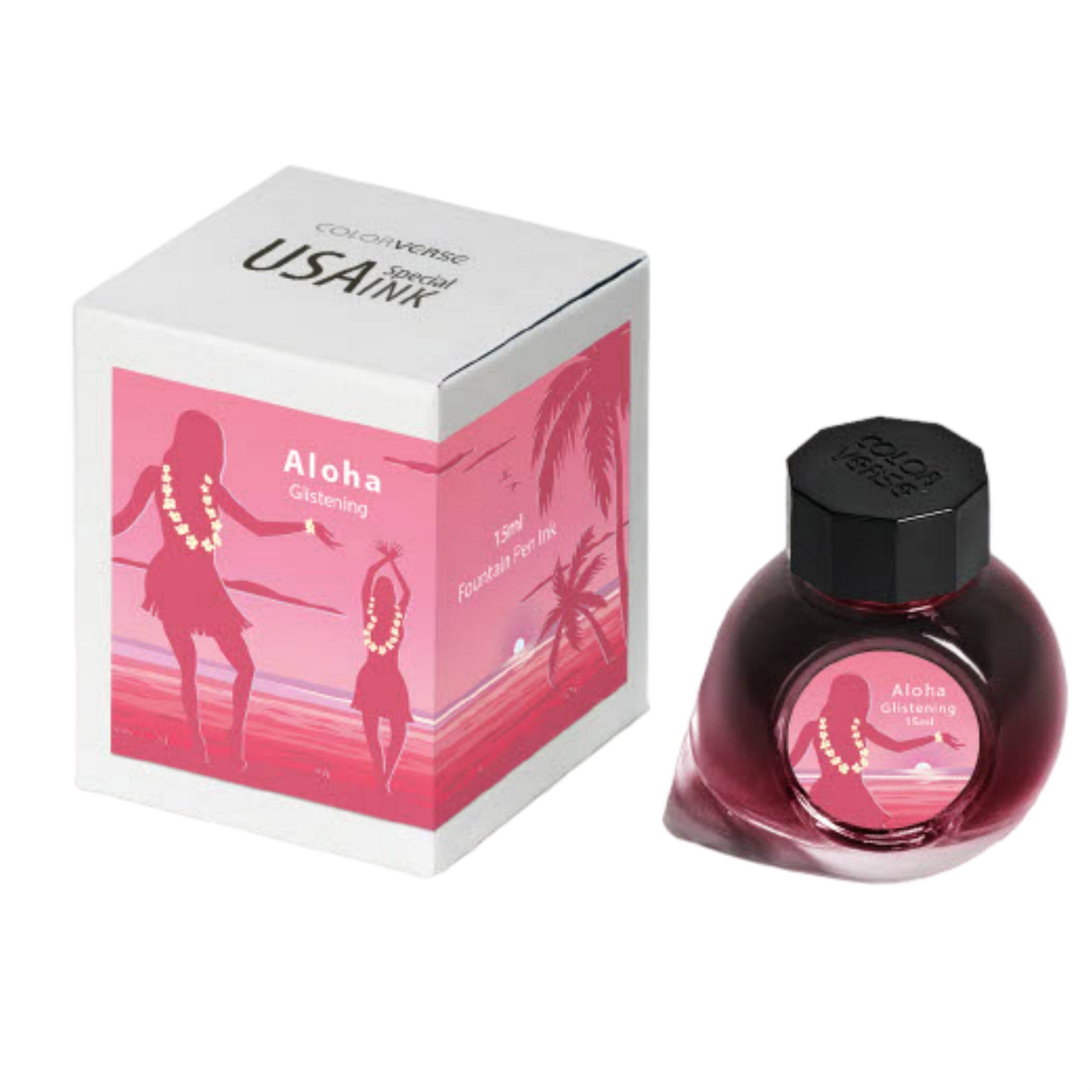 Colorverse USA Special Ink Bottle - Hawaii (Aloha Glistening) - 15 ml-Pen Boutique Ltd