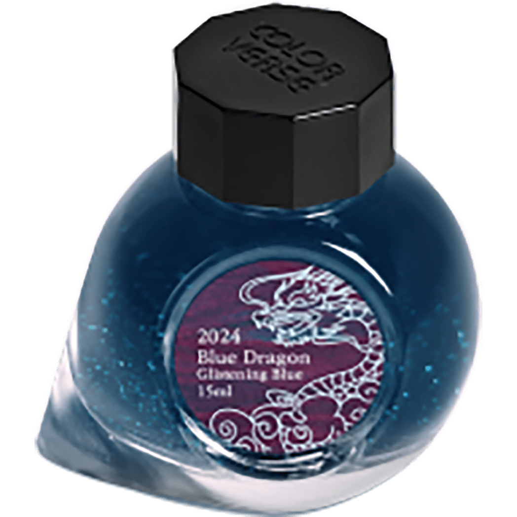 Colorverse Ink Bottle - 2024 Blue Dragon Special Series - Glistening Blue - 15ml-Pen Boutique Ltd