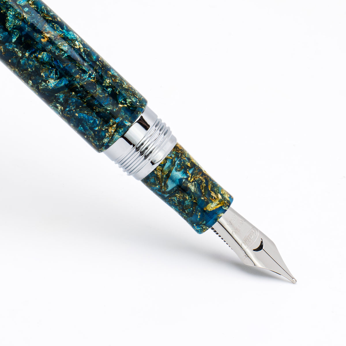 Conklin 1898 Collection Fountain Pen - Solaris Blue - Chrome Trim (Limited Edition)-Pen Boutique Ltd
