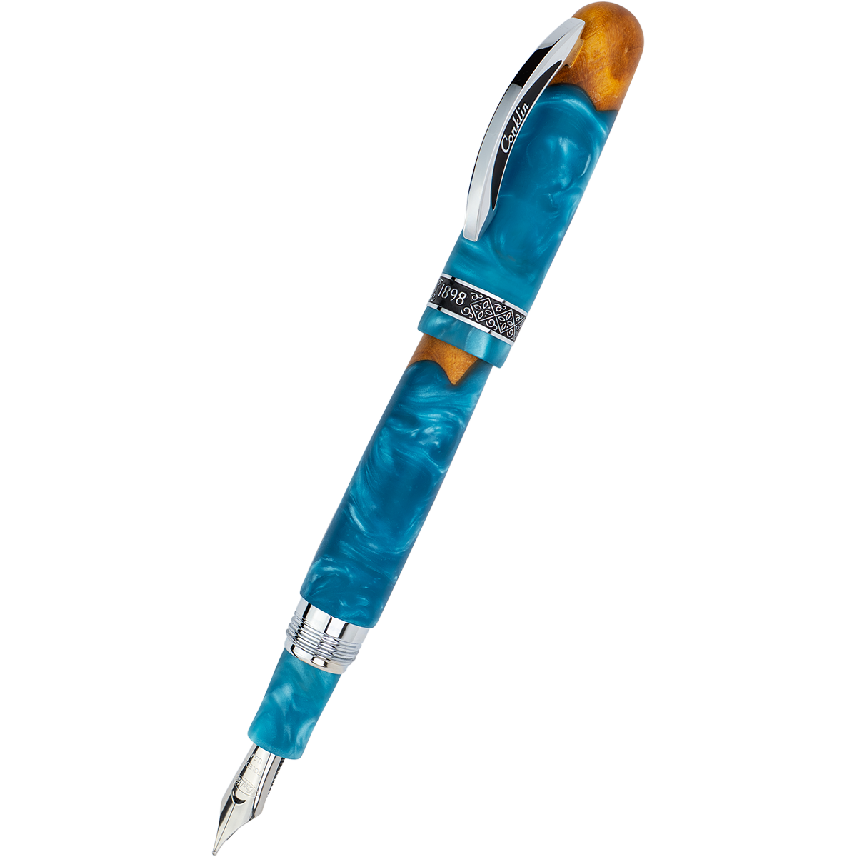 Conklin 1898 Collection Fountain Pen - Spectra Blue Fusion-Pen Boutique Ltd