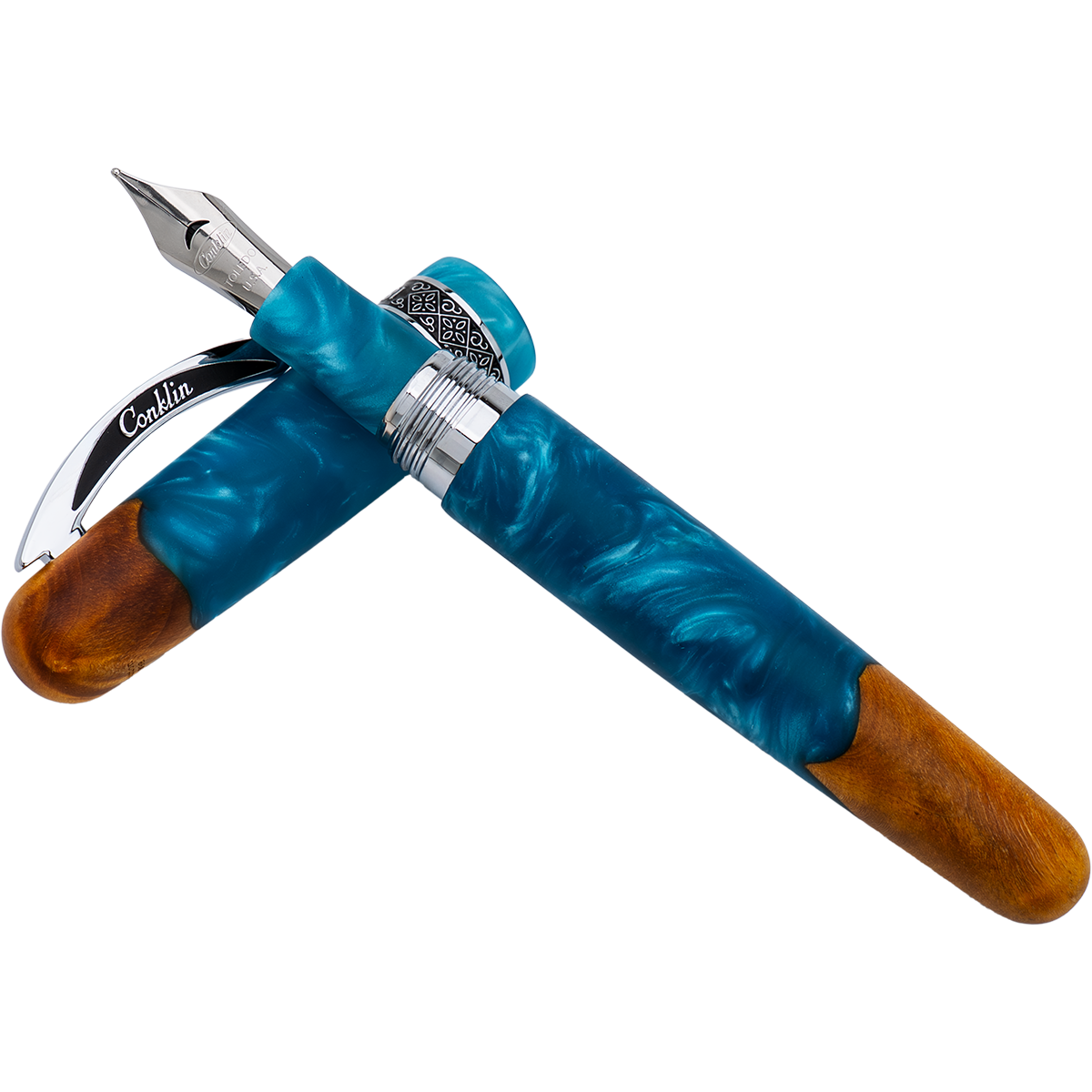 Conklin 1898 Collection Fountain Pen - Spectra Blue Fusion-Pen Boutique Ltd