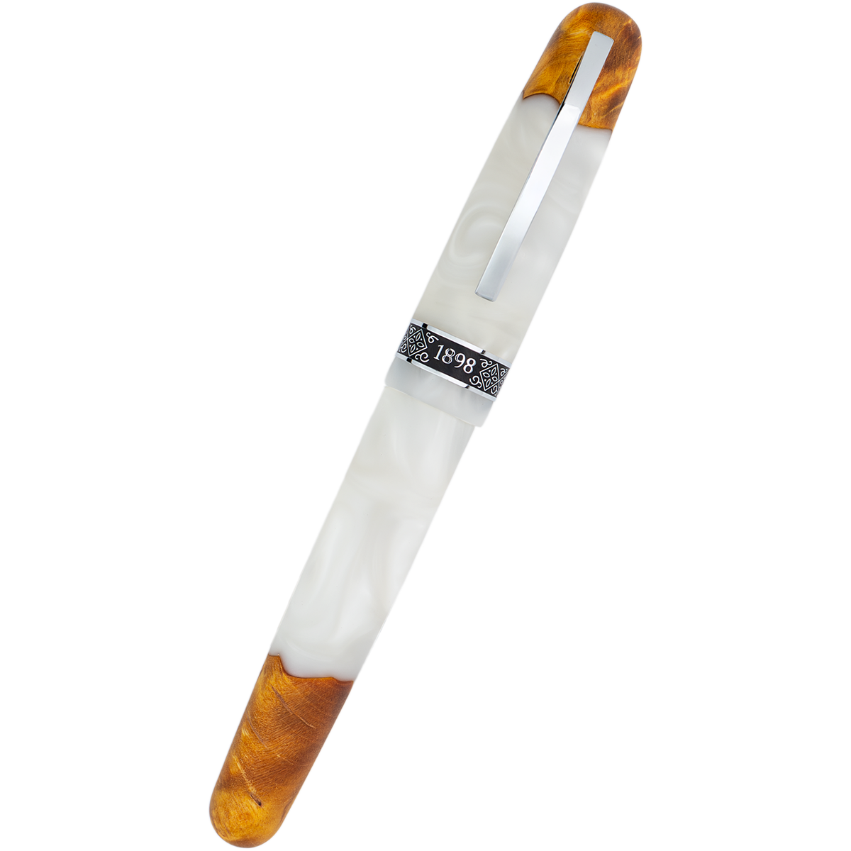 Conklin 1898 Collection Fountain Pen - Spectra White Fusion-Pen Boutique Ltd