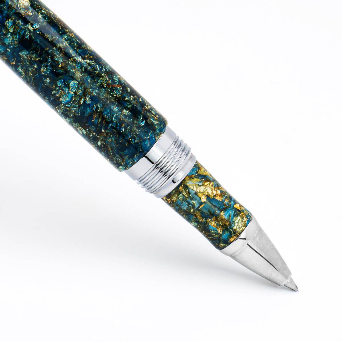 Conklin 1898 Collection Rollerball Pen - Solaris Blue - Chrome Trim (Limited Edition)-Pen Boutique Ltd