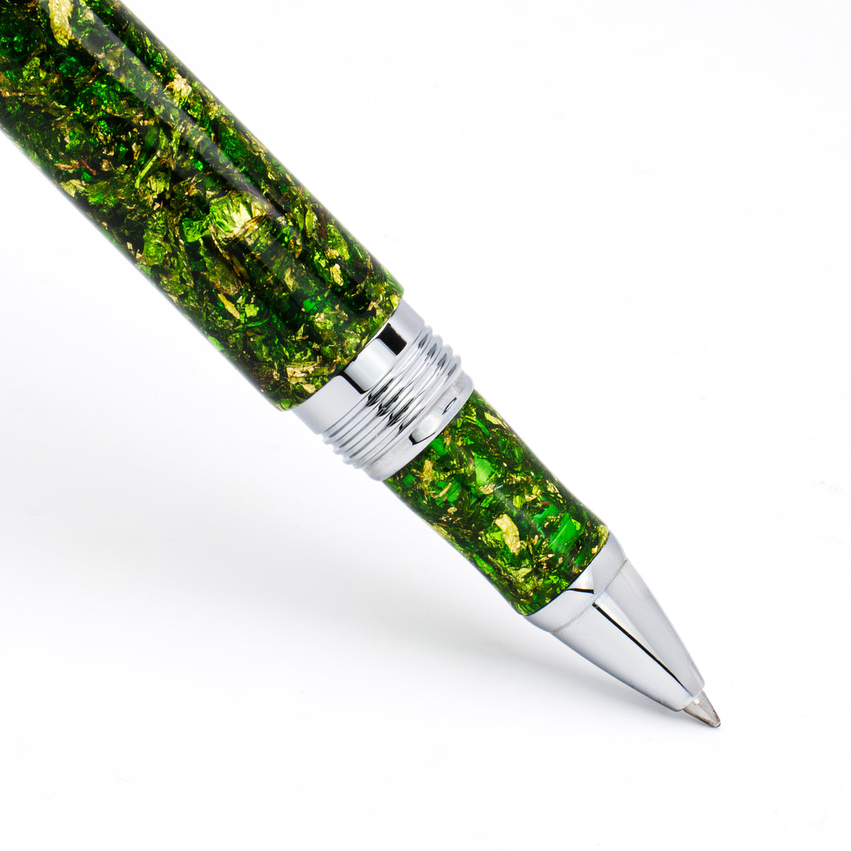 Conklin 1898 Collection Rollerball Pen - Solaris Green - Chrome Trim (Limited Edition)-Pen Boutique Ltd