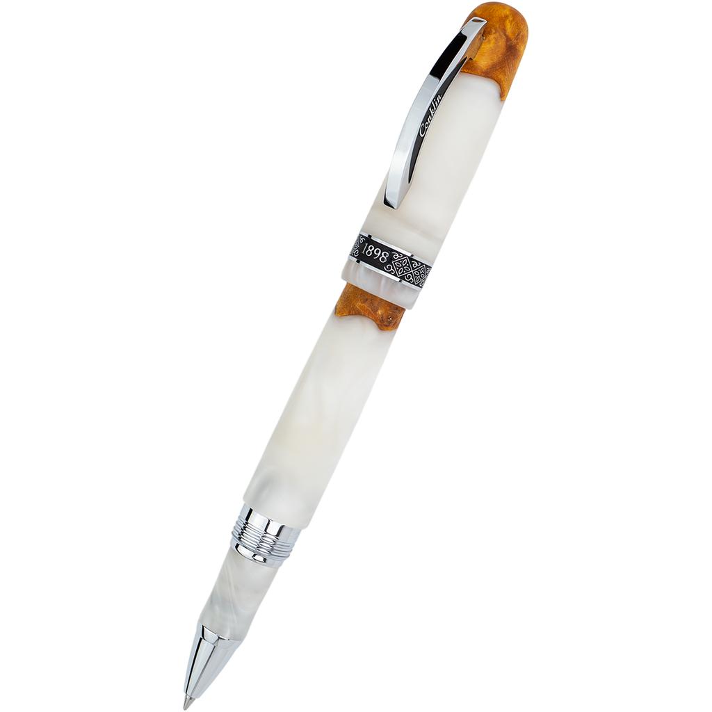 Conklin 1898 Collection Rollerball Pen - Spectra White Fusion-Pen Boutique Ltd