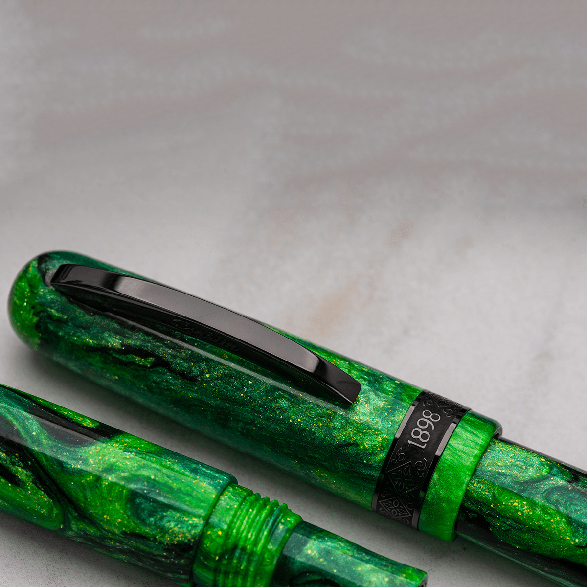 Conklin 1898 Fountain Pen - Clover Valley - Gunmetal Trim (Limited Edition) - Pen Boutique Ltd