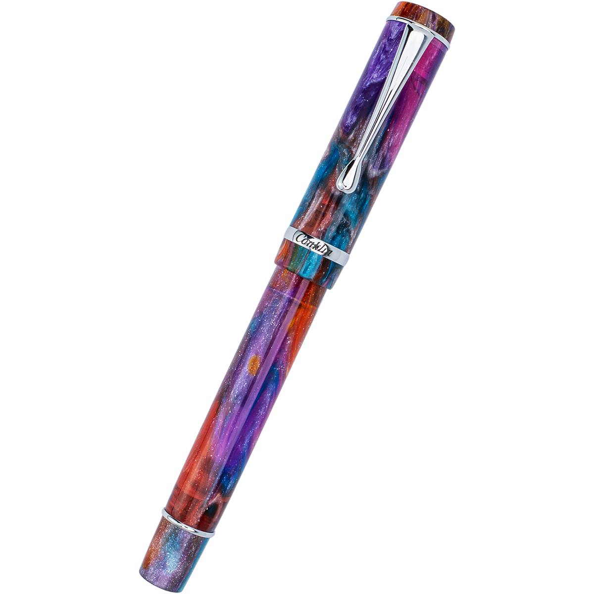 Conklin Duragraph Rollerball Pen - Primary Manipulation 3.5 - Chrome Trim (Limited Edition)-Pen Boutique Ltd