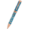 Conklin Endura Ballpoint Pen - Deco Crest Demo Blue - Rose Gold Trim - Pen Boutique Ltd