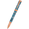 Conklin Endura Rollerball Pen - Deco Crest Demo Blue - Rose Gold Trim-Pen Boutique Ltd