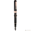Conklin Mark Twain Crescent Filler Fountain Pen - Black Chase - Rose Gold Trim-Pen Boutique Ltd
