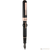 Conklin Mark Twain Crescent Filler Fountain Pen - Black Chase - Rose Gold Trim-Pen Boutique Ltd