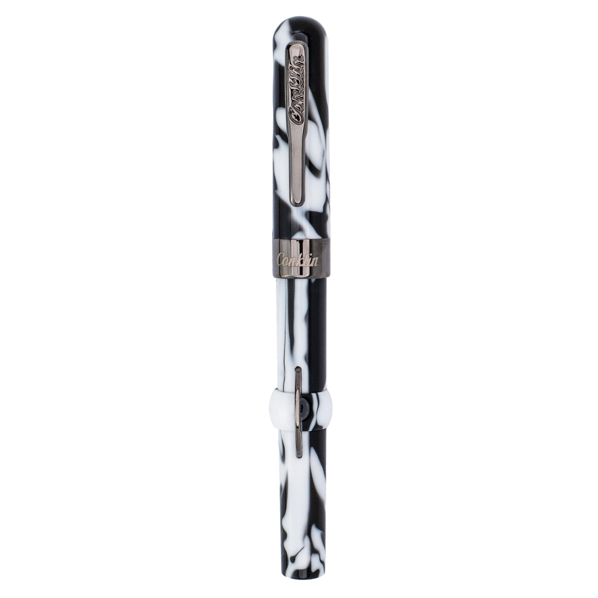 Conklin Mark Twain Fountain Pen - Limited Edition - Black/White