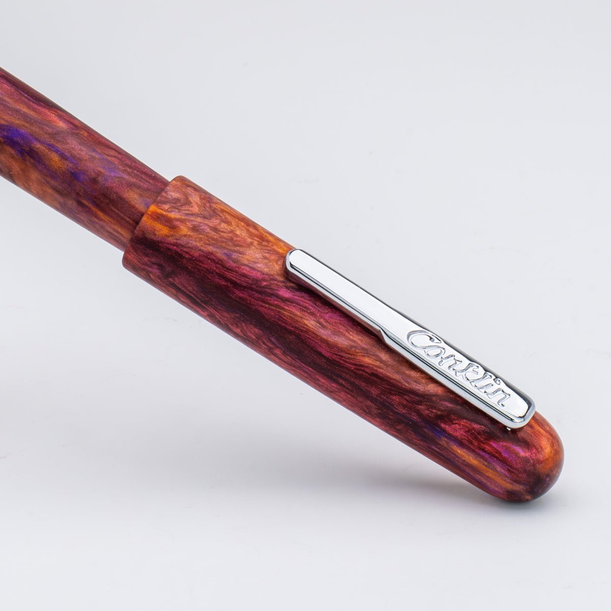 Conklin Streamline Rollerball Pen - Matte Sunset Medley - Chrome Trim (Limited Edition) - Pen Boutique Ltd