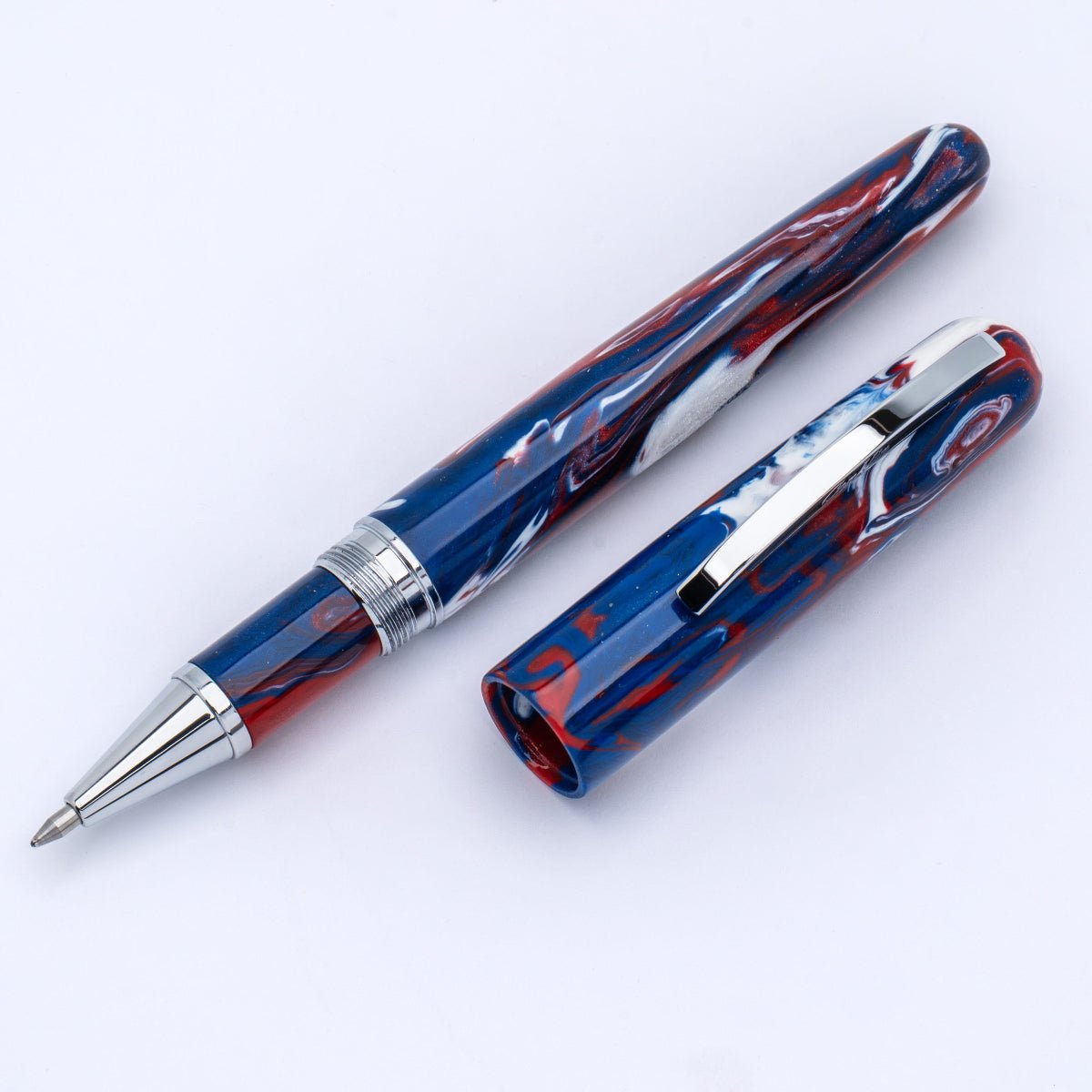 Conklin Streamline Rollerball Pen - USA 250 - Chrome Trim (Limited Edition) - Pen Boutique Ltd