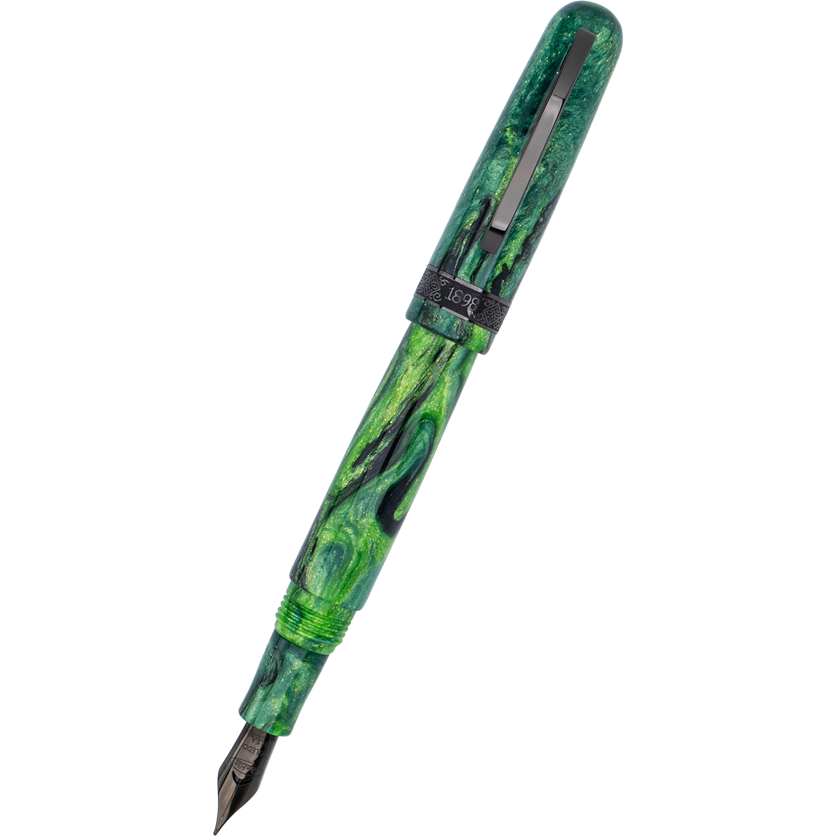 Conklin 1898 Fountain Pen - Clover Valley - Gunmetal Trim (Limited Edition)