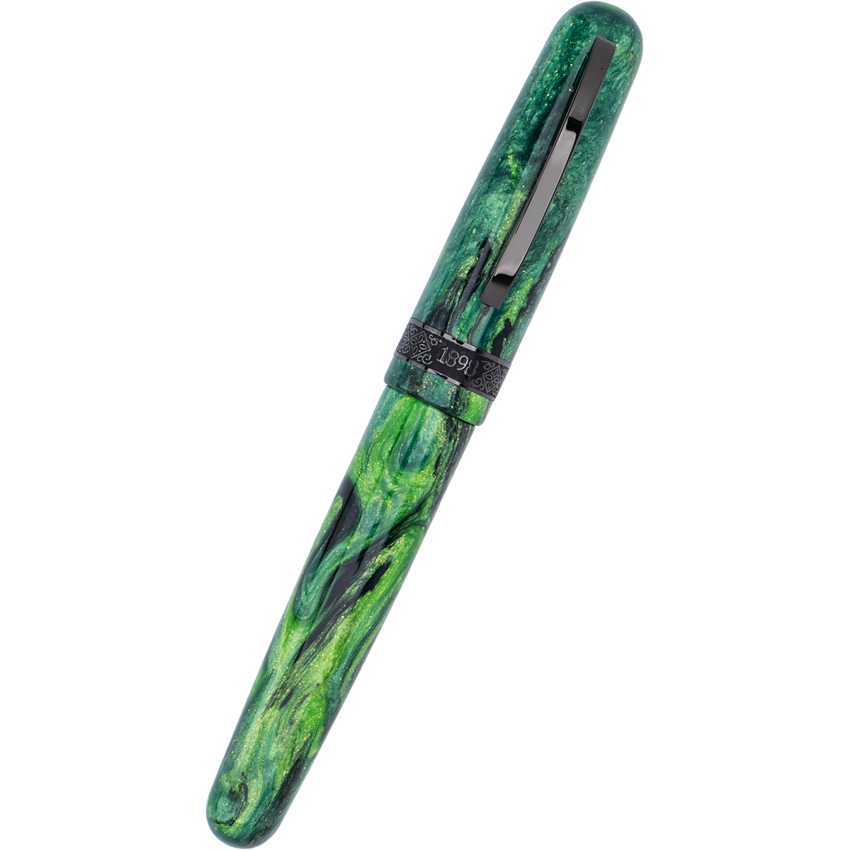 Conklin 1898 Fountain Pen - Clover Valley - Gunmetal Trim (Limited Edition)