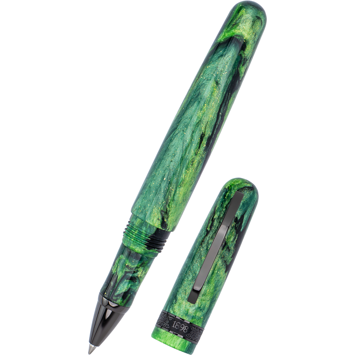 Conklin 1898 Rollerball Pen - Clover Valley - Gunmetal Trim (Limited Edition)