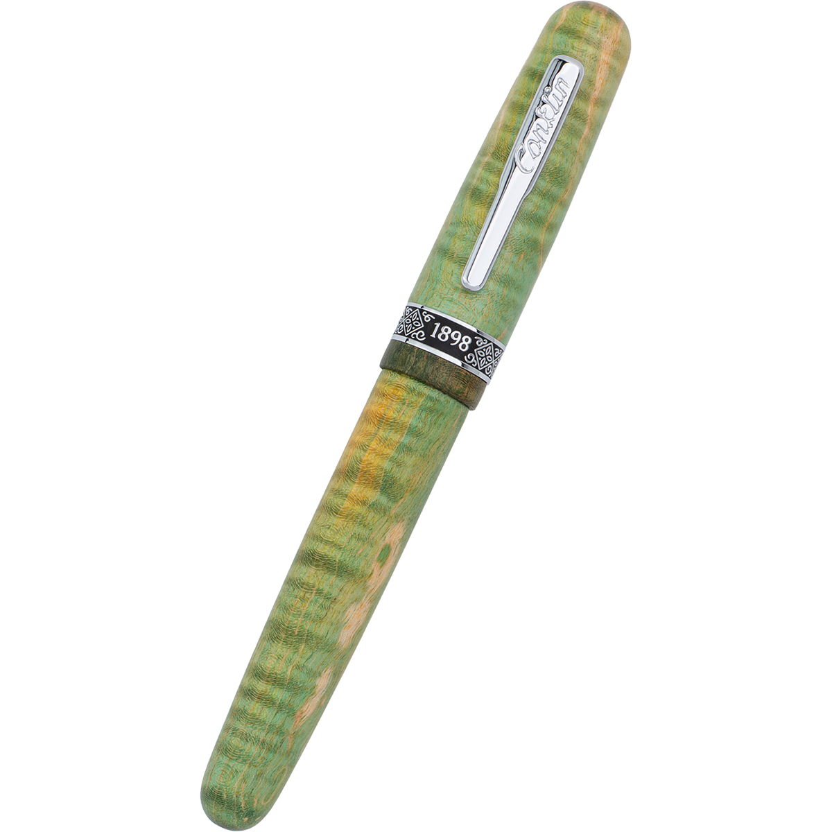 Conklin 1898 Rollerball Pen - Stabilized Wood Matte Green (Limited Edition)