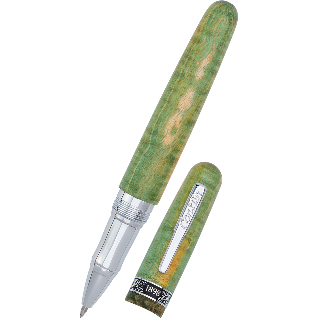 Conklin 1898 Rollerball Pen - Stabilized Wood Matte Green (Limited Edition)