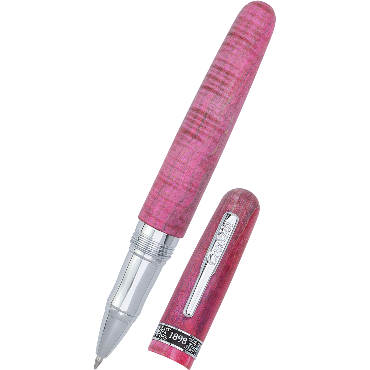 Conklin 1898 Rollerball Pen - Stabilized Wood Matte Purple (Limited Edition)