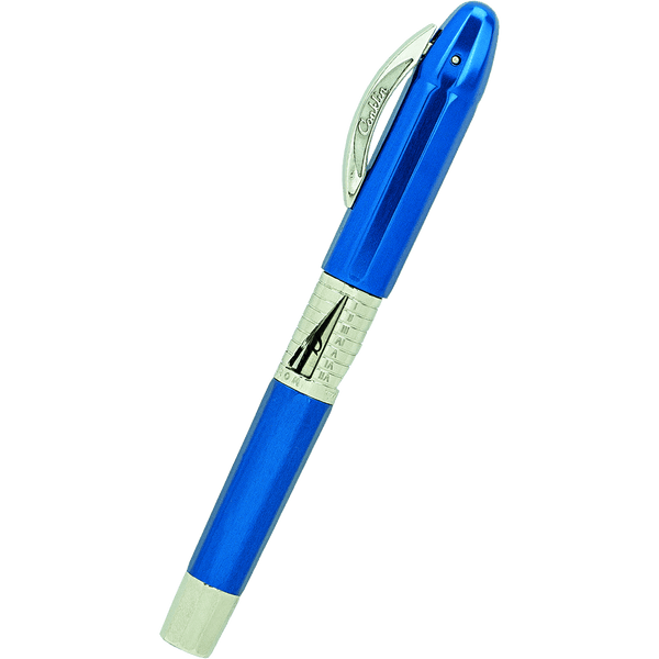 Conklin Classic 125th Anniversary Rollerball Pen - Blue - Chrome Trim (Limited Edition)-Pen Boutique Ltd