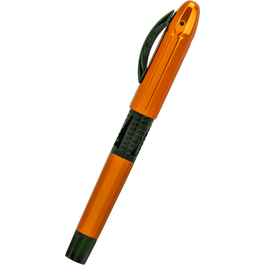 Conklin Classic 125th Anniversary Fountain Pen - Orange - Black Trim (Limited Edition)-Pen Boutique Ltd