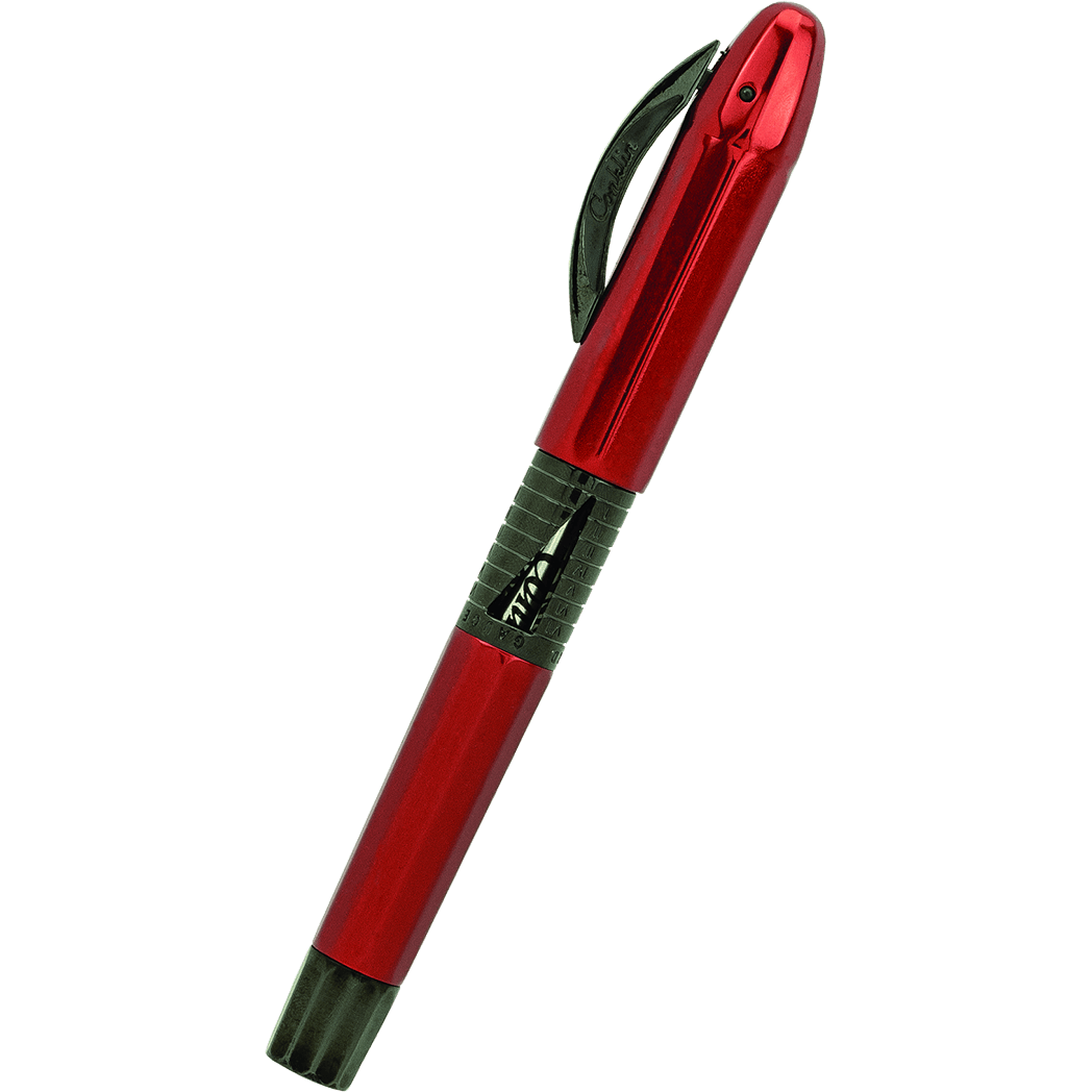 Conklin Classic 125th Anniversary Rollerball Pen - Red - Black Trim (Limited Edition)-Pen Boutique Ltd