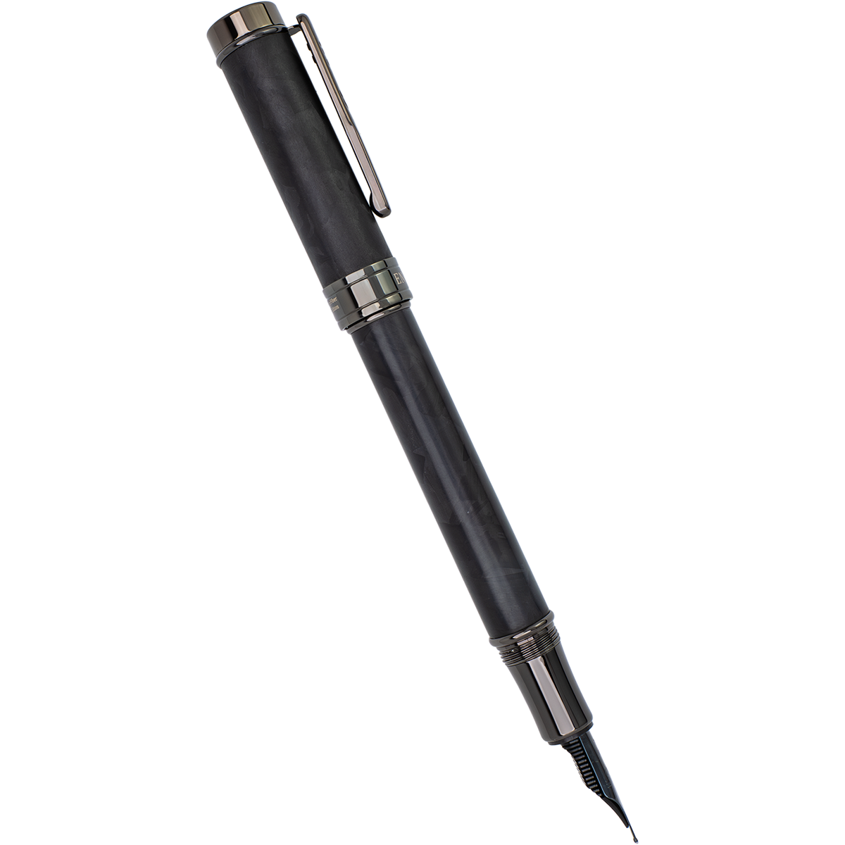 Conklin Endura Fountain Pen - Forged Carbon Fiber - Gunmetal Trim (Numbered Edition)