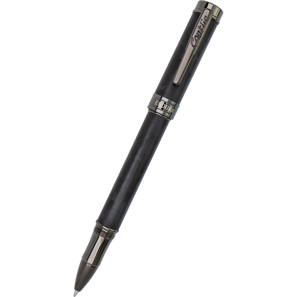 Conklin Endura Rollerball Pen - Forged Carbon Fiber - Gunmetal Trim (Numbered Edition)