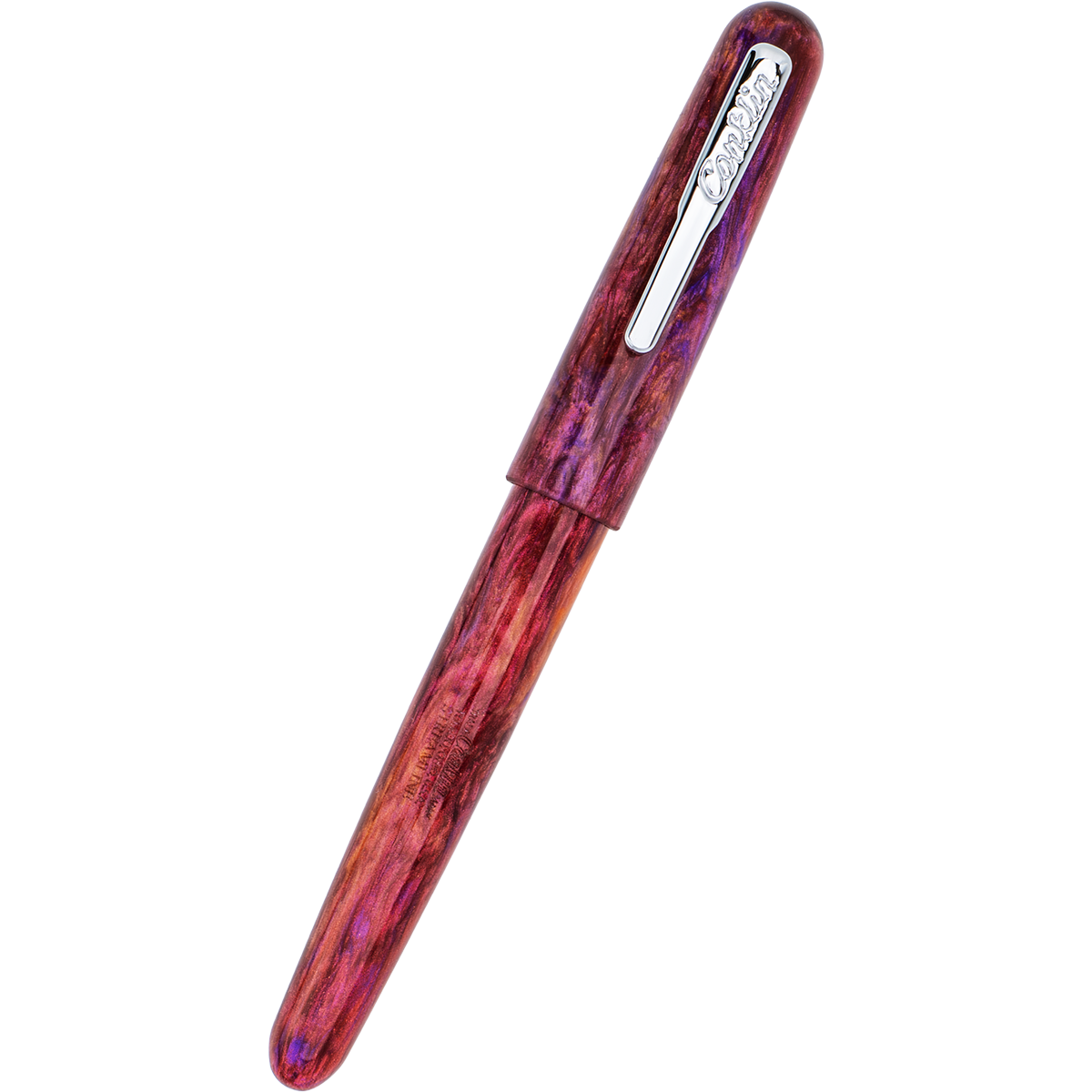 Conklin Streamline Fountain Pen - Glossy Sunset Medley - Chrome Trim (Limited Edition) - Pen Boutique Ltd