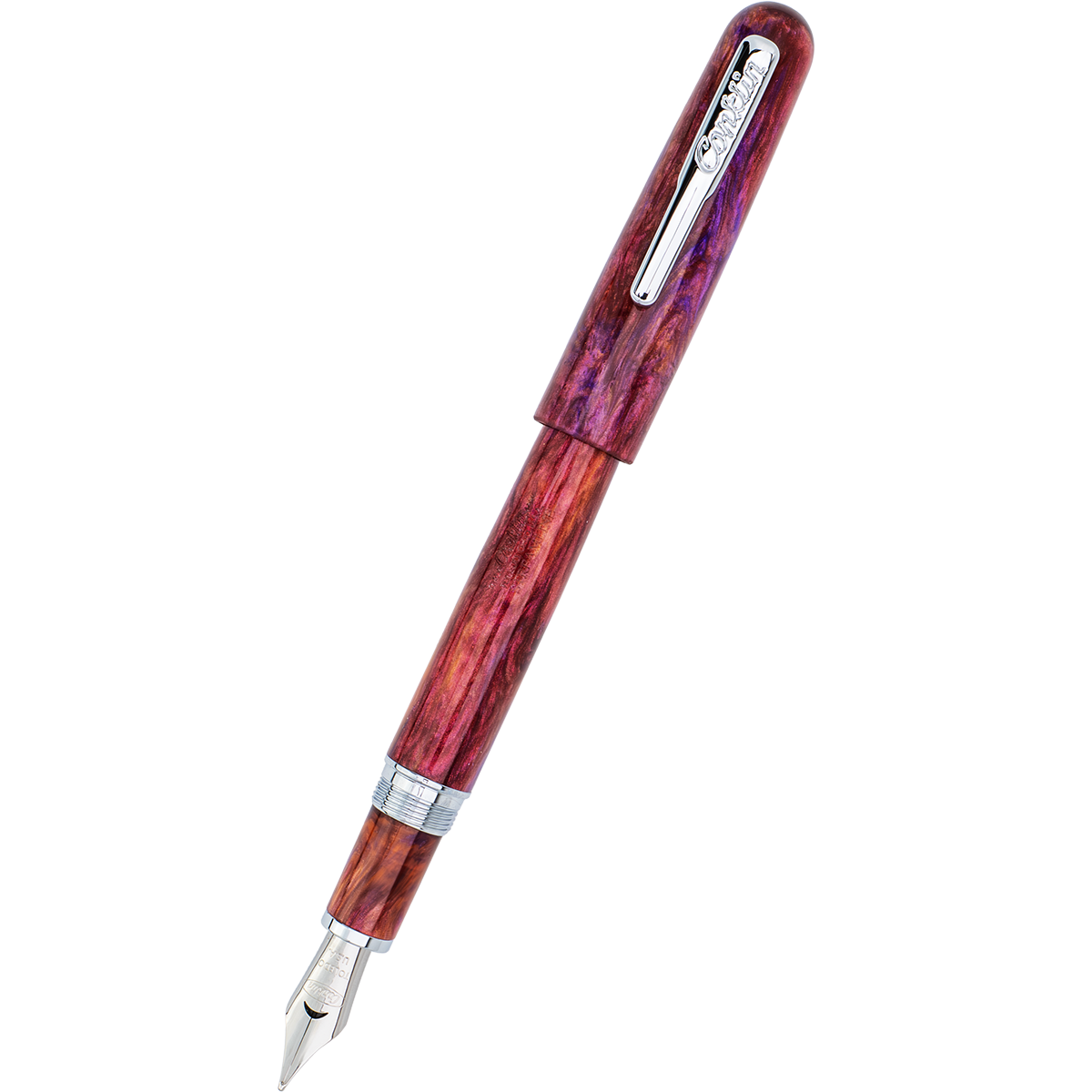 Conklin Streamline Fountain Pen - Glossy Sunset Medley - Chrome Trim (Limited Edition) - Pen Boutique Ltd