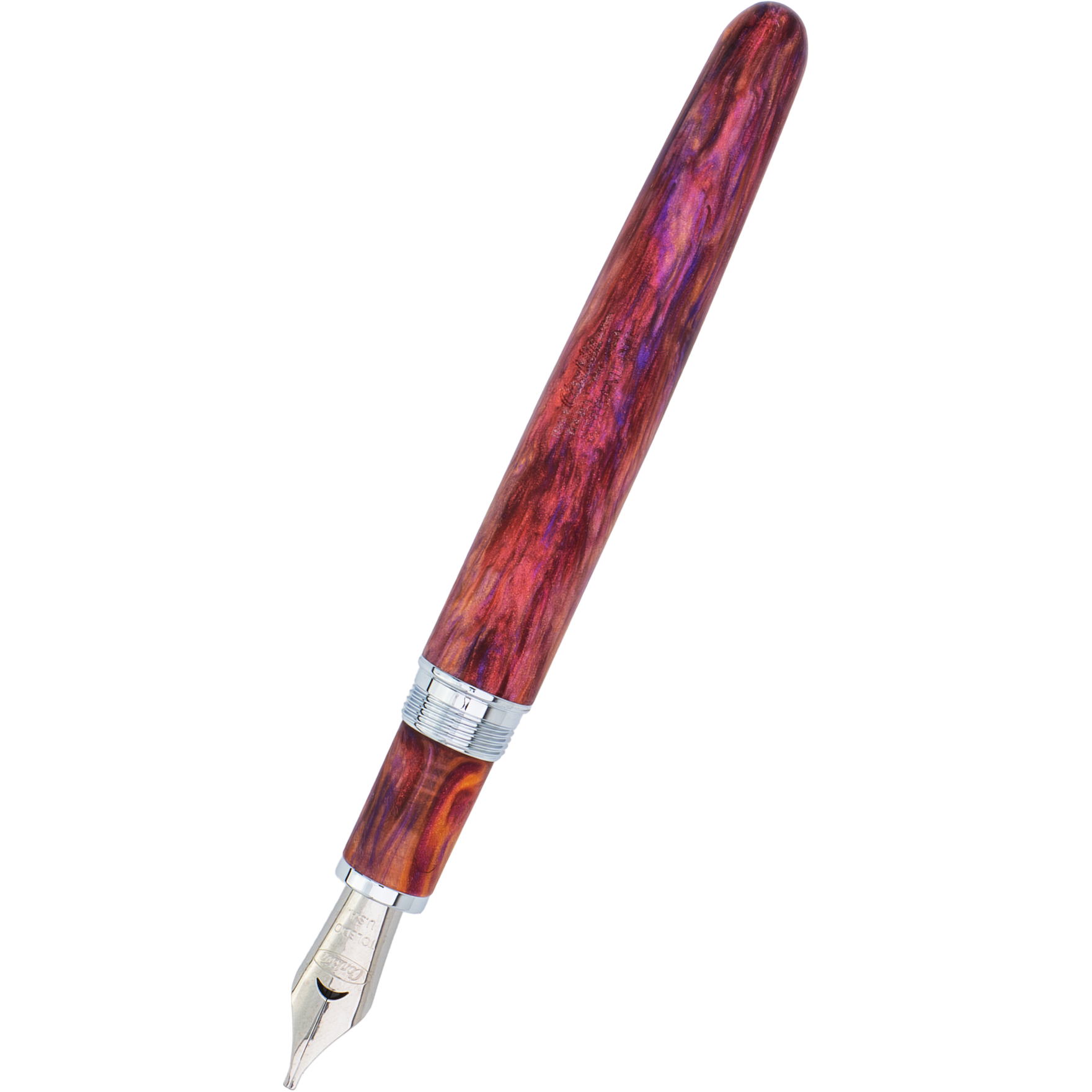 Conklin Streamline Fountain Pen - Matte Sunset Medley - Chrome Trim (Limited Edition) - Pen Boutique Ltd