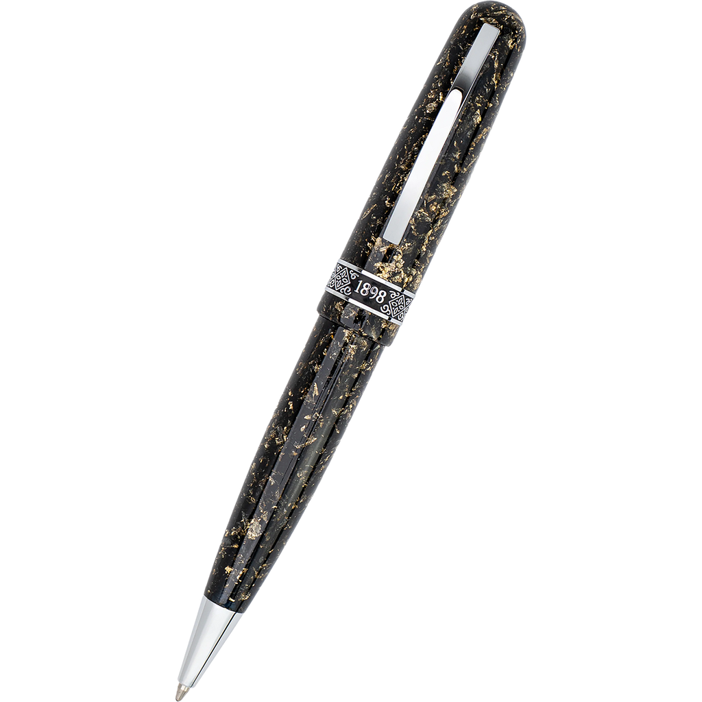 Conklin 1898 Collection Ballpoint Pen - Solaris Black - Chrome Trim (Limited Edition)