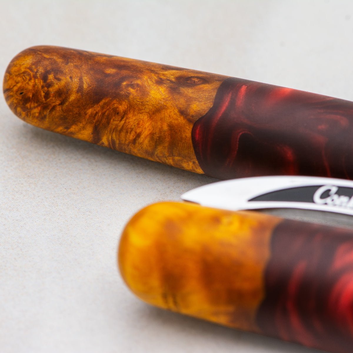 Conklin 1898 Collection Fountain Pen - Spectra Burgundy Fusion - Chrome Trim (Limited Edition) - Pen Boutique Ltd