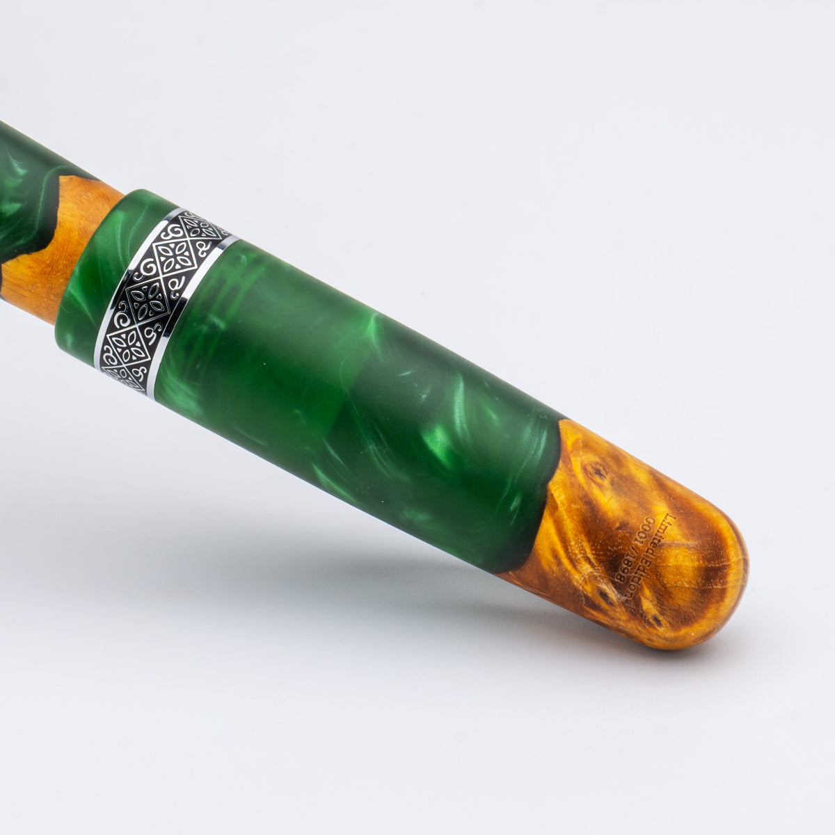 Conklin 1898 Collection Fountain Pen - Spectra Green Fusion - Chrome Trim (Limited Edition)