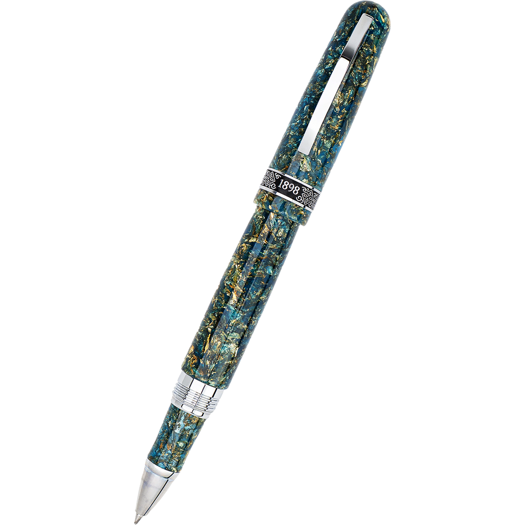 Conklin 1898 Collection Rollerball Pen - Solaris Blue - Chrome Trim (Limited Edition)-Pen Boutique Ltd