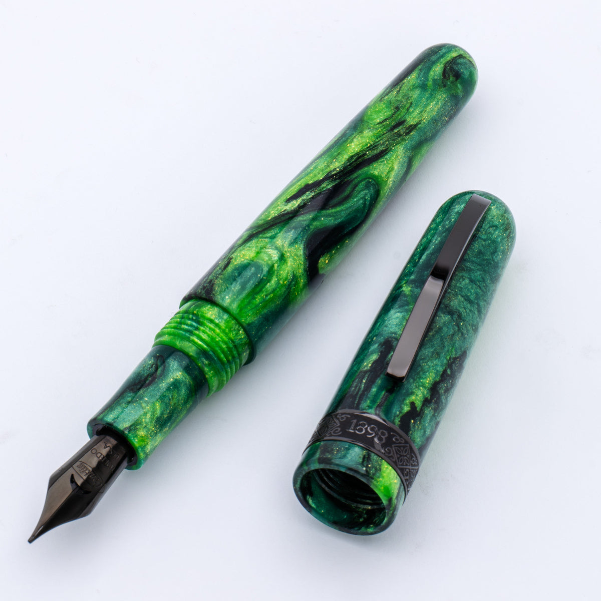 Conklin 1898 Fountain Pen - Clover Valley - Gunmetal Trim (Limited Edition)