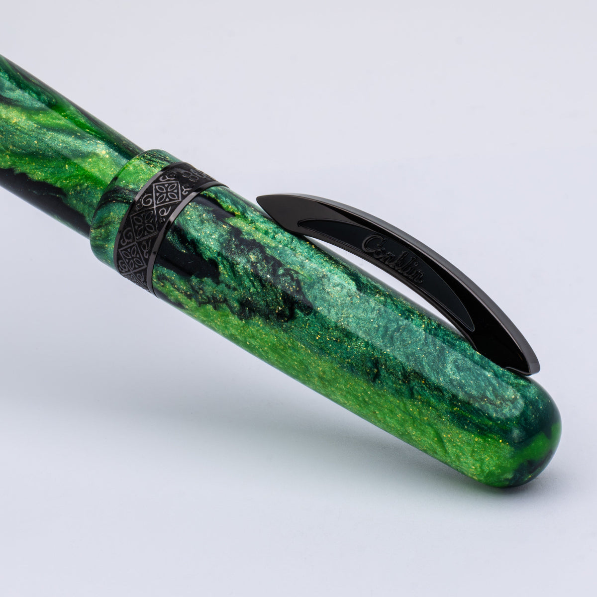 Conklin 1898 Fountain Pen - Clover Valley - Gunmetal Trim (Limited Edition)