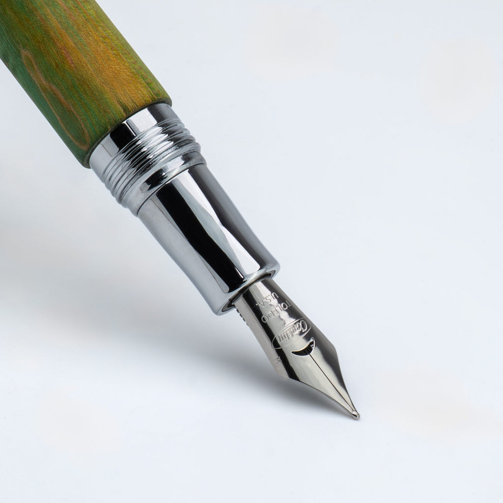 Conklin 1898 Fountain Pen - Stabilized Wood Matte Green - Steel Nib (Limited Edition)