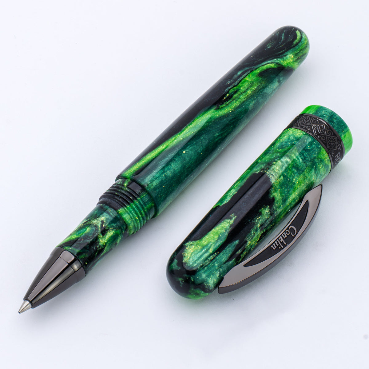 Conklin 1898 Rollerball Pen - Clover Valley - Gunmetal Trim (Limited Edition)