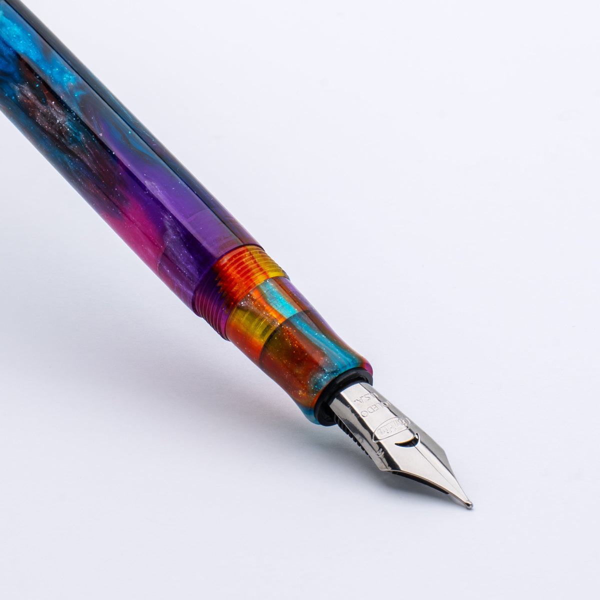 Conklin Duragraph Fountain Pen - Primary Manipulation 3.5 - Chrome Trim (Limited Edition)