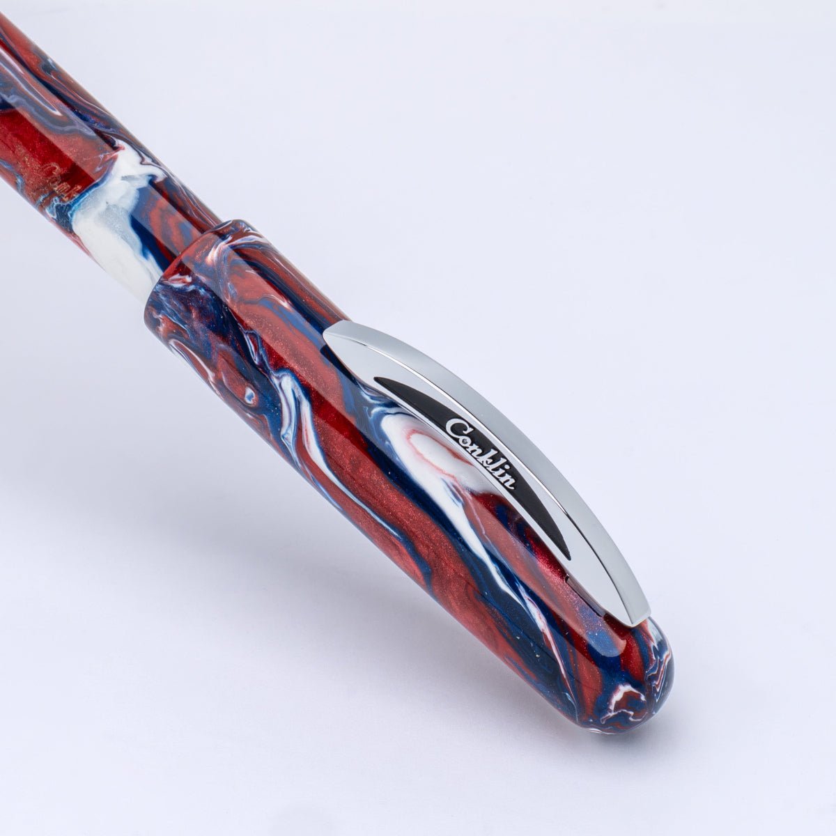 Conklin Streamline Fountain Pen - USA 250 - Chrome Trim (Limited Edition) - Pen Boutique Ltd