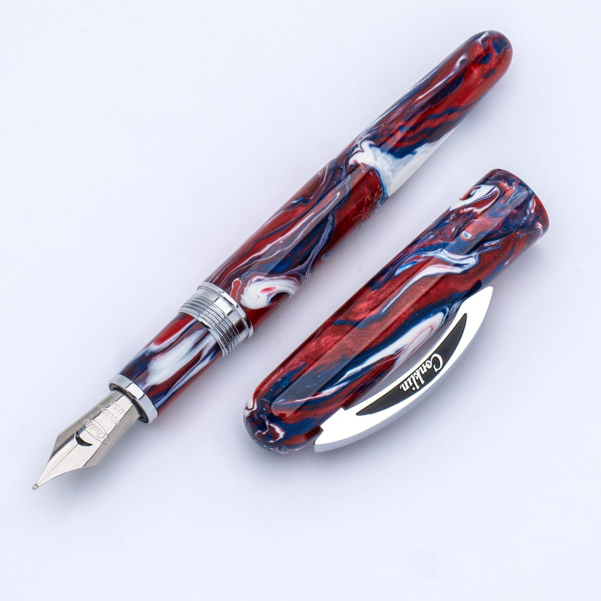 Conklin Streamline Fountain Pen - USA 250 - Chrome Trim (Limited Edition) - Pen Boutique Ltd