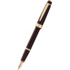 Cross Bailey Fountain Pen - Polished Burgundy - Gold Trim-Pen Boutique Ltd