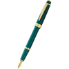 Cross Bailey Fountain Pen - Polished Green - Gold Trim-Pen Boutique Ltd