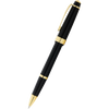 Cross Bailey Light Rollerball Pen - Black - Gold Trim - Pen Boutique Ltd