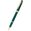 Cross Bailey Light Selectip Rollerball Pen - Polished Green - Gold Trim-Pen Boutique Ltd