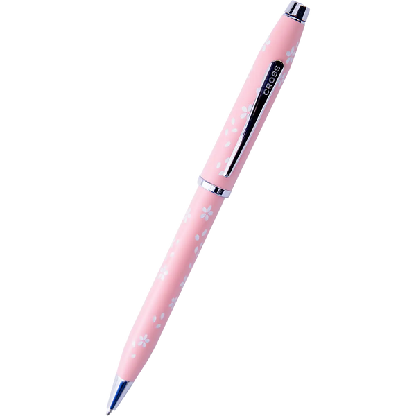 Cross Century II Ballpoint Pen - Cherry Blossom - Glossy Pink - Chrome Trim Cross Pens