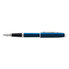 Cross Coventry Fountain Pen - Blue Lacquer - Polished Chrome-Pen Boutique Ltd