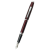 Cross Coventry Fountain Pen - Red Lacquer - Polished Chrome-Pen Boutique Ltd